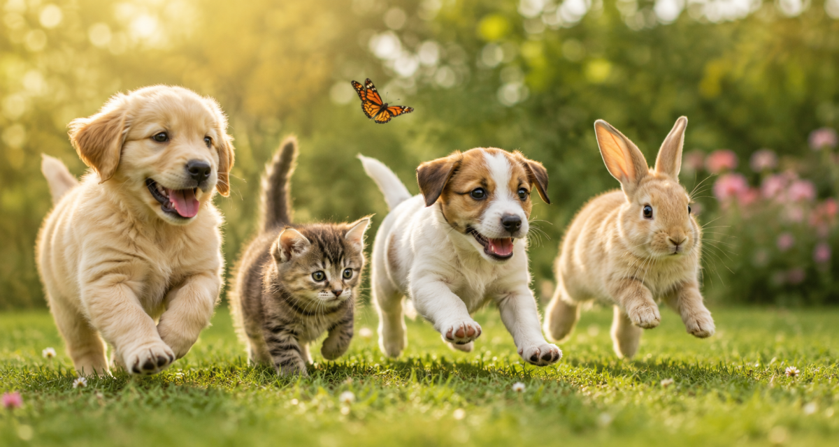 playin animals